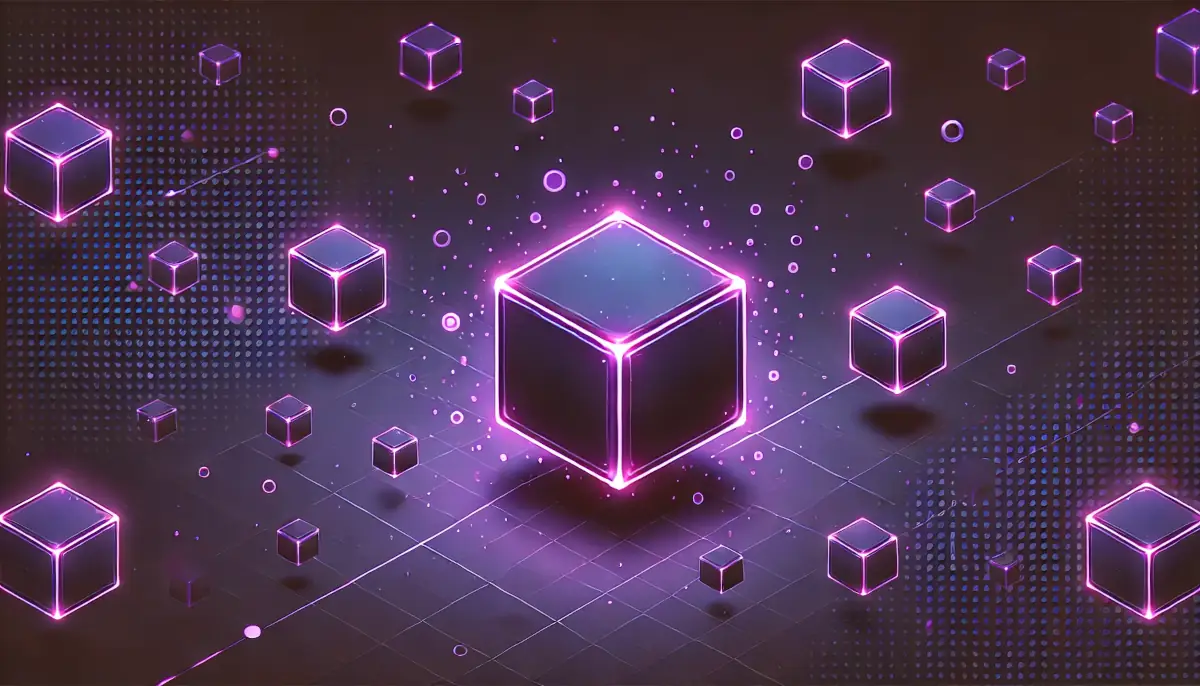 Cubes symbolizing modular crypto projects technology