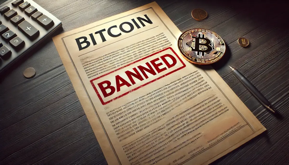 Report suggesting Bitcoin Ban