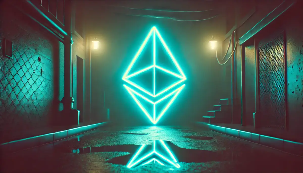 Ethereum Logo Glowing