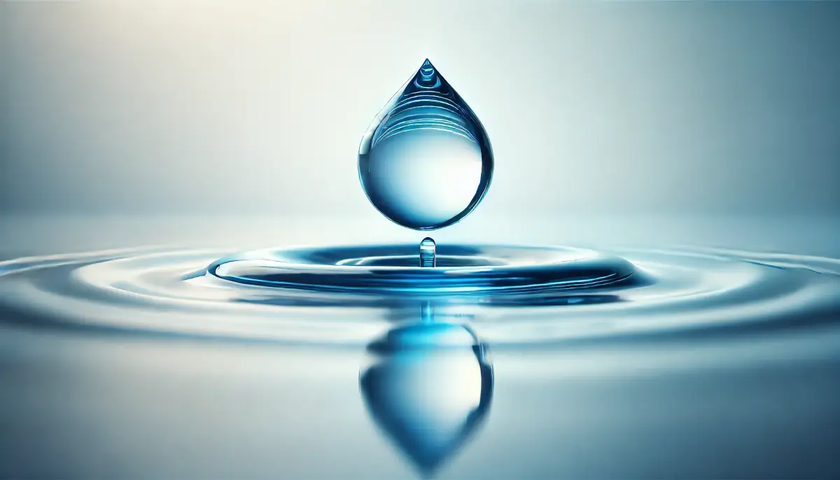 Water droplet, similar to SUI logo