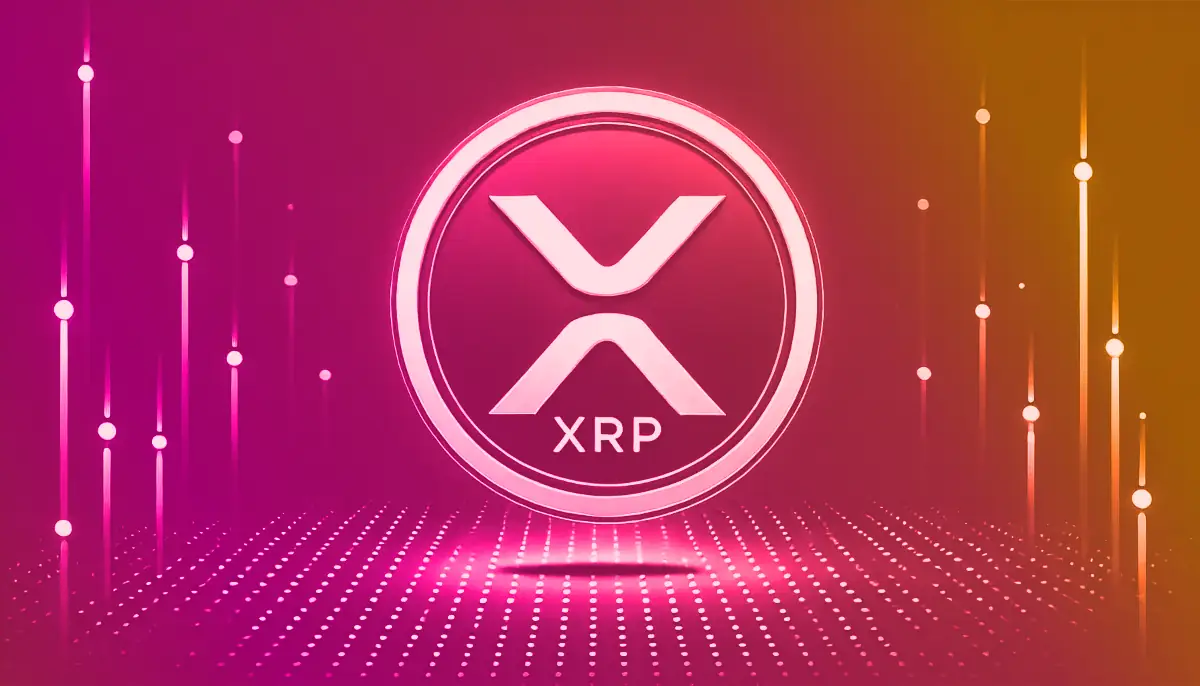 Picture showing Ripple's XRP coin in bright colors