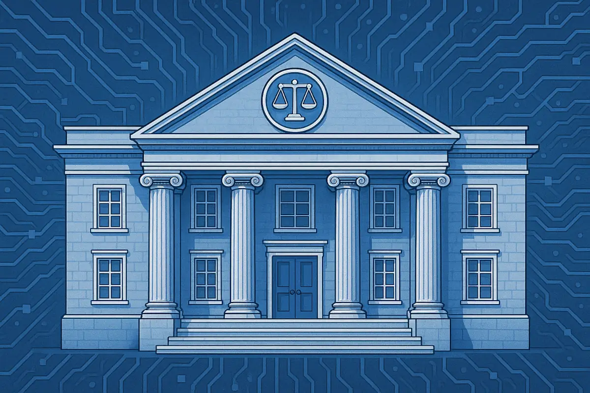 Picture showing court building, symbolizing lawsuits