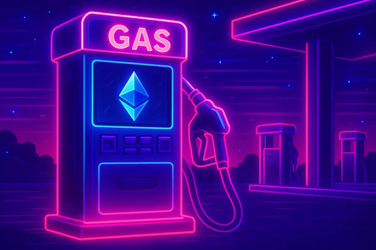 Picture showing gas distributor, symbolizing Ethereum gas fees