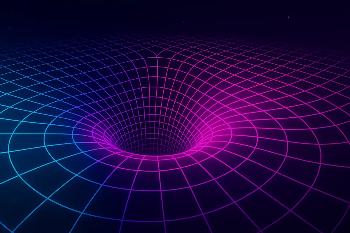 Picture showing Space and Time continuum, symbolizing SXT token
