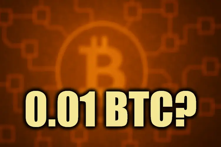 Picture showing Bitcoin with text