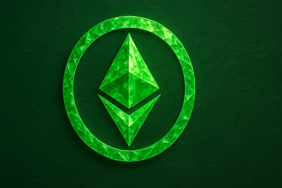 Picture showing Ethereum logo