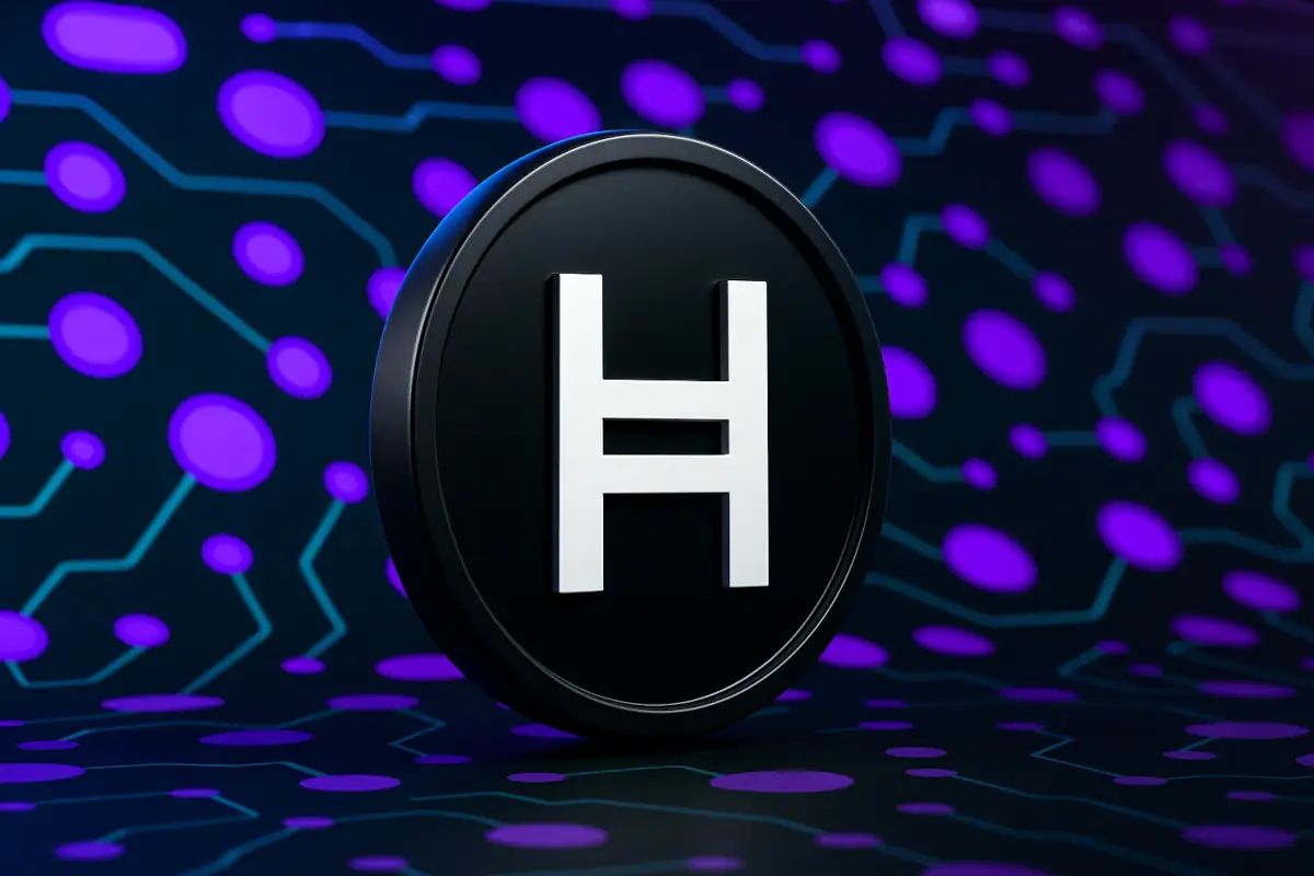Picture showing Hedera (HBAR) coin