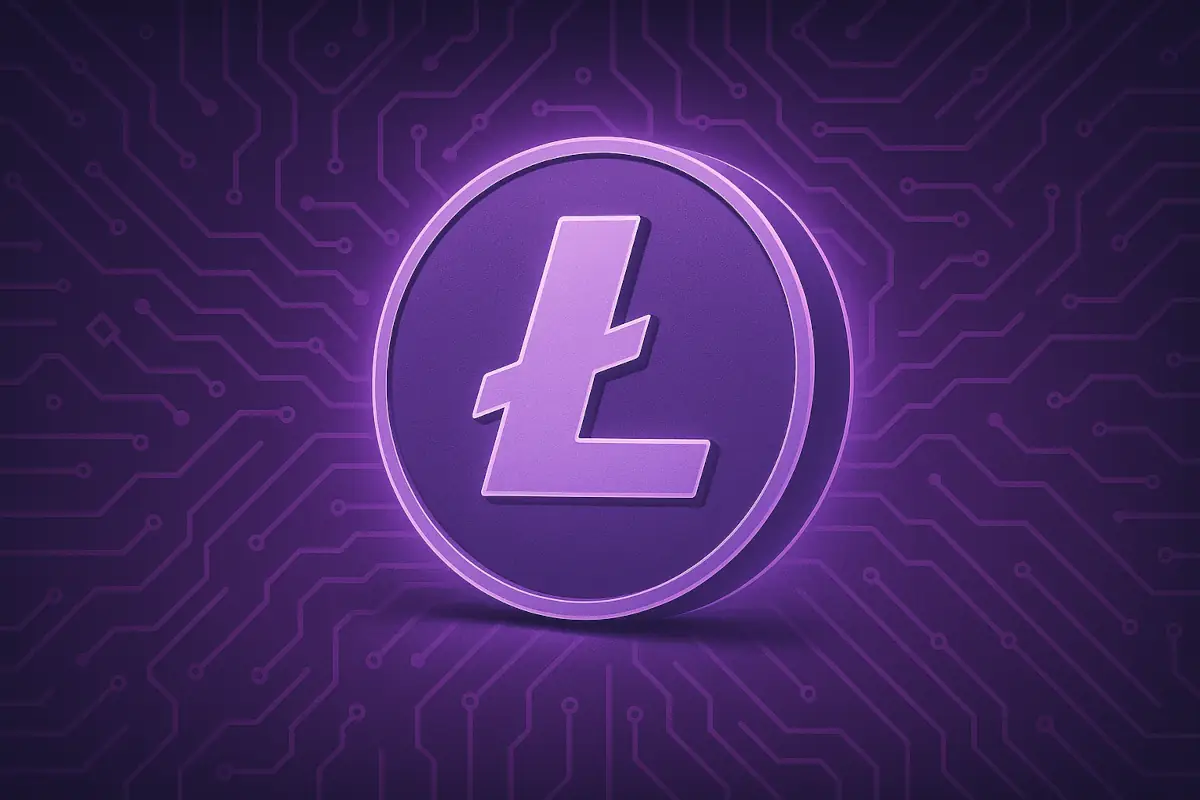 Picture showing Litecoin (LTC) coin