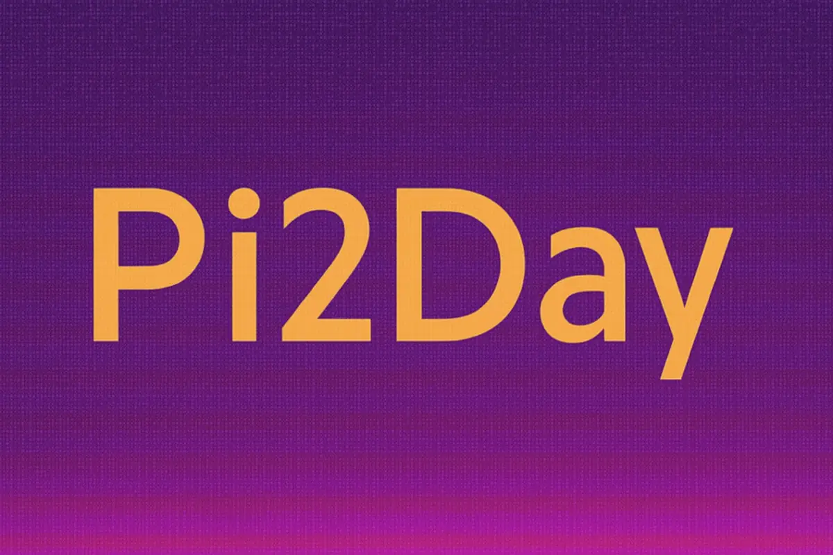 Picture showing "Pi2Day" text