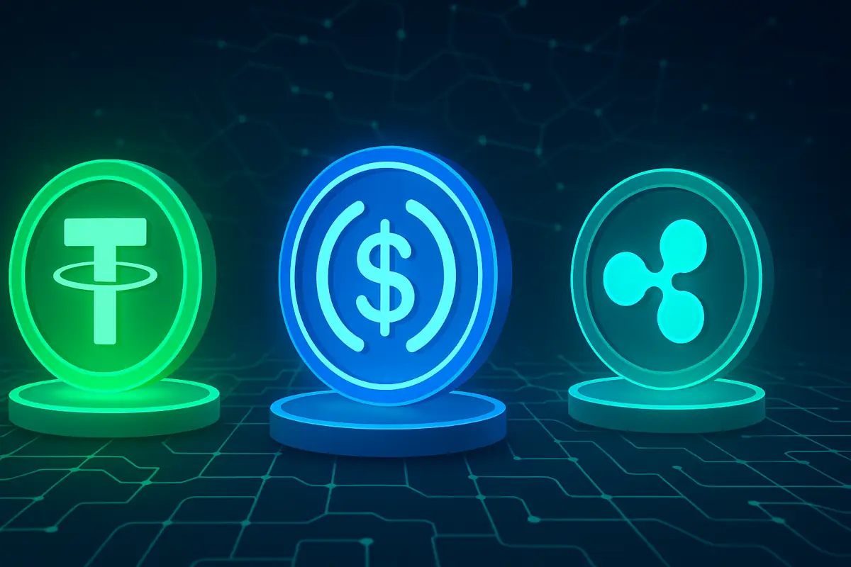 Picture showing three stablecoins
