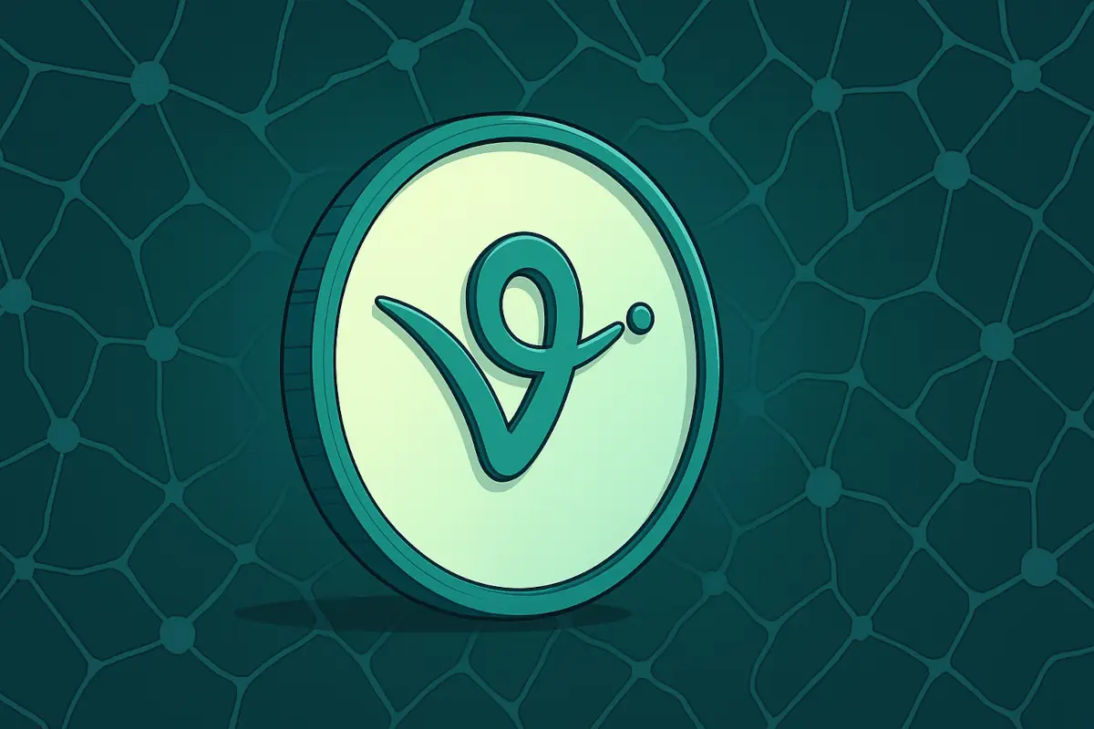 Picture showing VIRTUAL coin