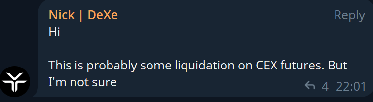 Picture showing answer in Telegram